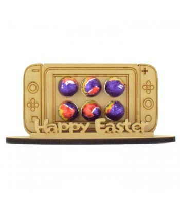 6mm Nintendo Switch Shape Mini Creme Egg Holder on a Stand - Stand Options